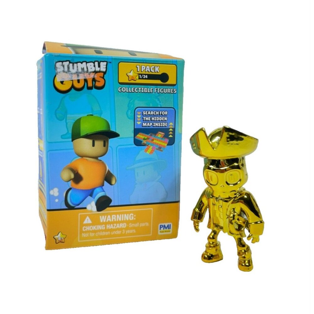 Stumble Guys Collectible 2" GOLDEN Pirate Mini Figure